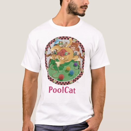 PoolCat Tシャツ (正面)