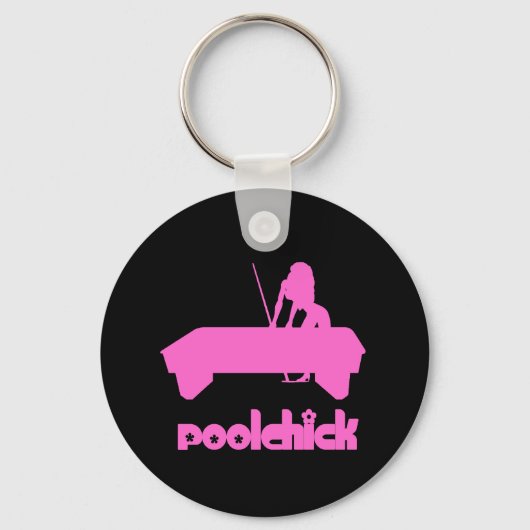PoolChickロゴ キーホルダー (正面)