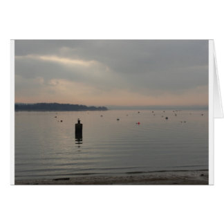 Poole港の冬の眺め