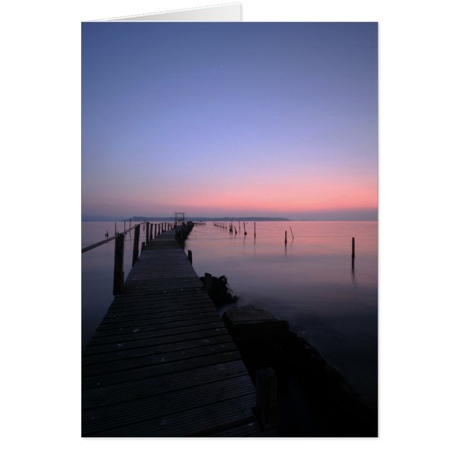 POOLE港、POOLE、ドーセット、イギリス上の日没 (正面)