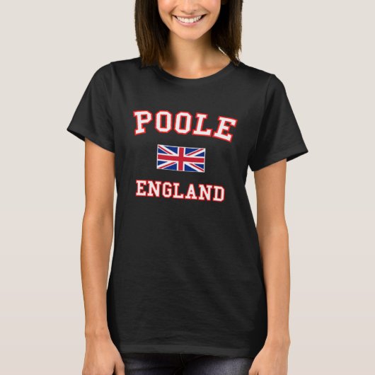 POOLE British Flag Badge Tシャツ (正面)