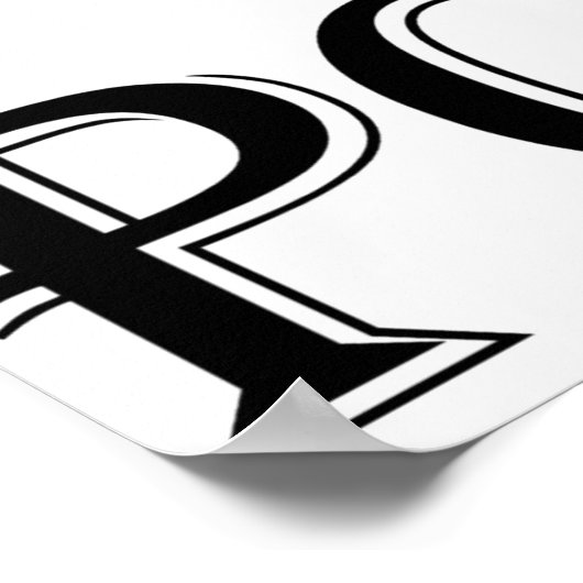 Poolroom Billiards Classic 8 Ball ポスター (角)