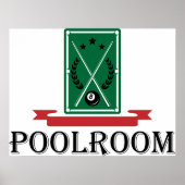 Poolroom Billiards Classic 8 Ball ポスター (正面)