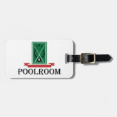 Poolroom Billiards Classic 8 Ball ラゲッジタグ (正面横)