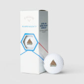 Poop Emoji Funny Golf Ball Design - Callaway Golf  ゴルフボール (パッケージング)