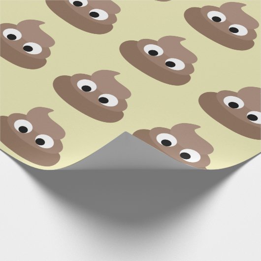 POOP FUNNY Birthday WRAPPING PAPER ラッピングペーパー (角)