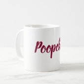 Poopchik! ババからのウクライナのマグ コーヒーマグカップ (正面左)