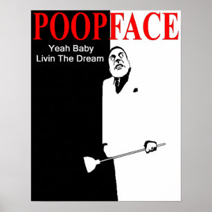 Poopfaceのプリント ポスター