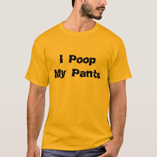Poopieによってはティーが喘ぎます Tシャツ (正面)