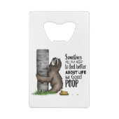 pooping怠惰 クレジットカード栓抜き (裏面)