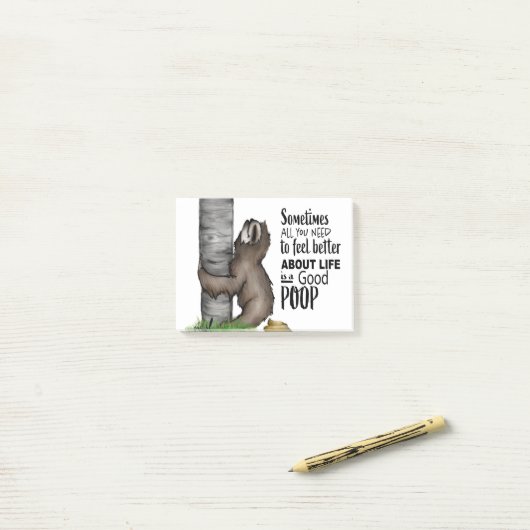 pooping怠惰 ポストイット (デスク上)