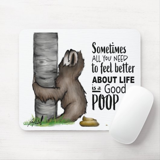 pooping怠惰 マウスパッド (マウス)