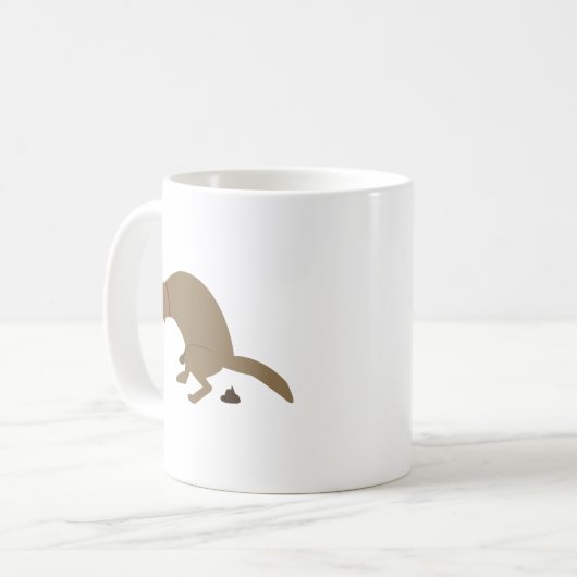 Pooping犬 コーヒーマグカップ (正面左)