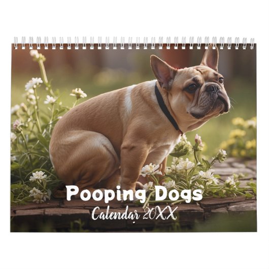 Pooping Dogsカレンダー2026 カレンダー (カバー)