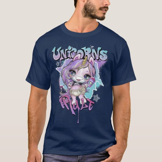 Poopsie Slime Surprise Unicorns Rule Tシャツ (正面)