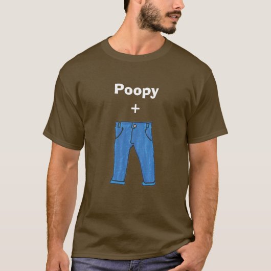 PoopyによってはTシャツが喘ぎます Tシャツ (正面)