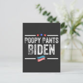 Poopy Pants Biden シーズンポストカード (スタンド正面)