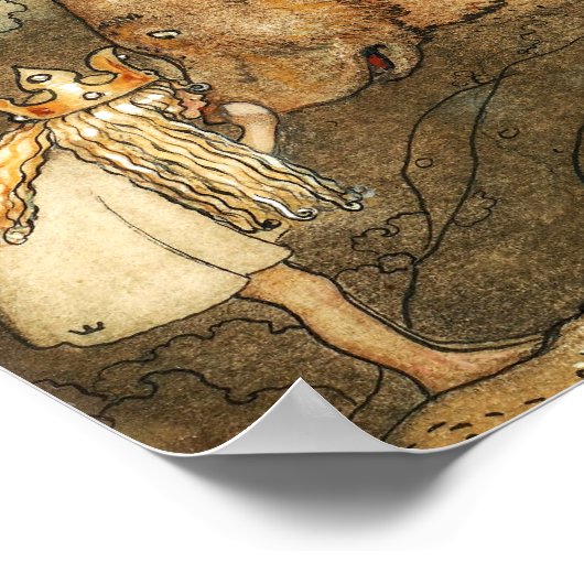 Poor Little Bear, 1912 by John Bauer ポスター (角)