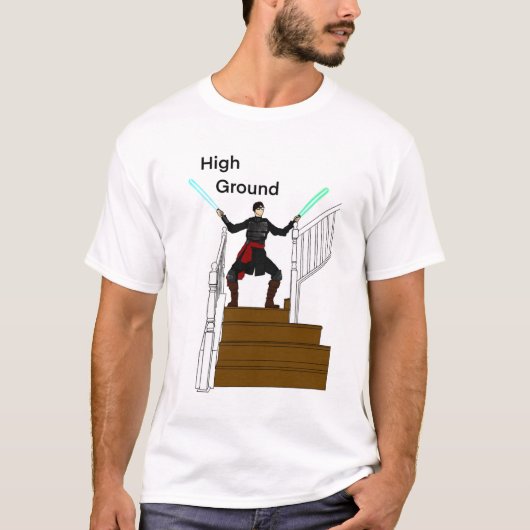 PoorAssuin4aJedi高地白Tシャツ  Tシャツ (正面)