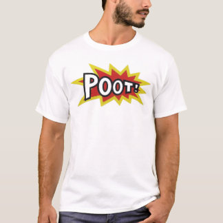 POOT、レトロなスケートボードtシャツデザイン。 Tシャツ