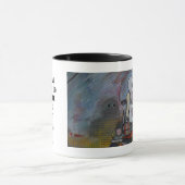 Pooterのスクーターの引用文のマグ マグカップ (中央)