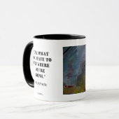 Pooterのスクーターの引用文のマグ マグカップ (正面左)