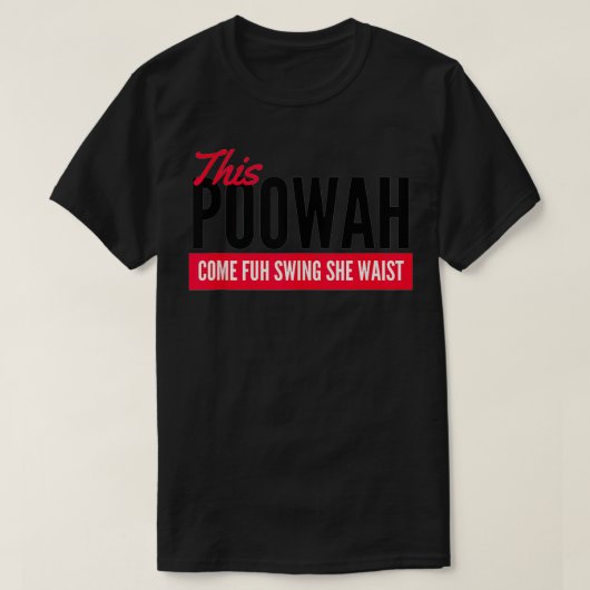 POOWAHチャツニーの恋人とダンス Tシャツ (デザイン正面)