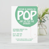 POP ベビーシャワーの招待状 招待状 (スタンド正面)