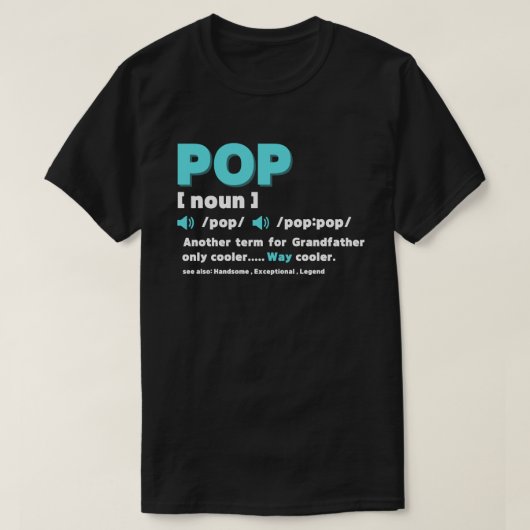 POP 定義辞典エントリー - 別名 Tシャツ (デザイン正面)