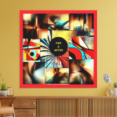 POP & AFTER - ABSTRATO - Impressão em tela キャンバスプリント (インサイチュ (リビング))