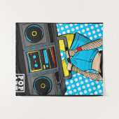 Pop art タペストリー (正面(横))