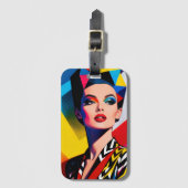 Pop Art ラゲッジタグ (正面縦)