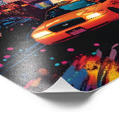 Pop Art: Atardecer en la Ciudad フォトプリント (角)