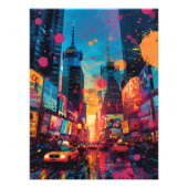 Pop Art: Atardecer en la Ciudad フォトプリント (正面)