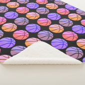 Pop Art Basketball シェルパブランケット (3/4)