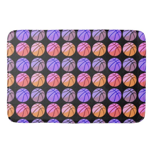 Pop Art Basketball バスマット (正面)