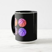 Pop Art Basketball マグカップ (正面左)