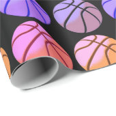 Pop Art Basketball ラッピングペーパー (ロールコーナー)