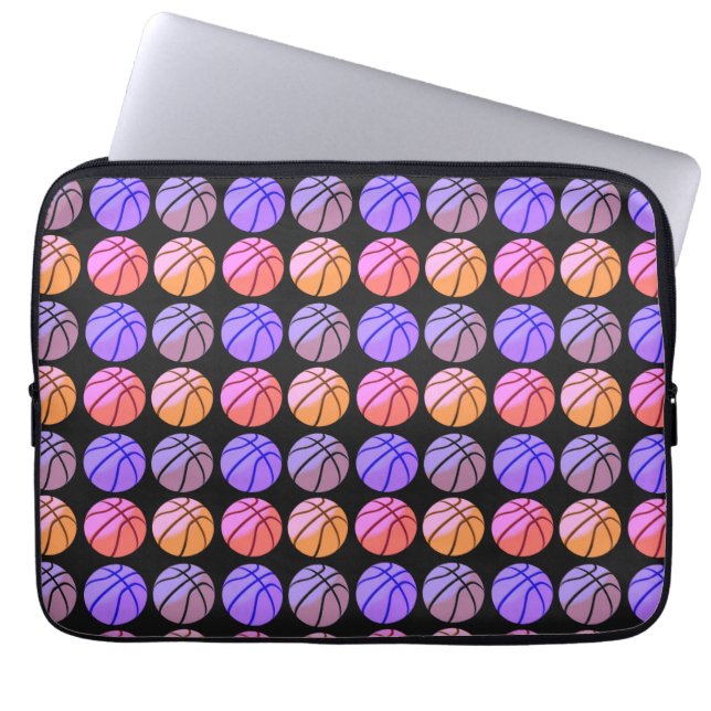 Pop Art Basketball ラップトップスリーブ (正面)