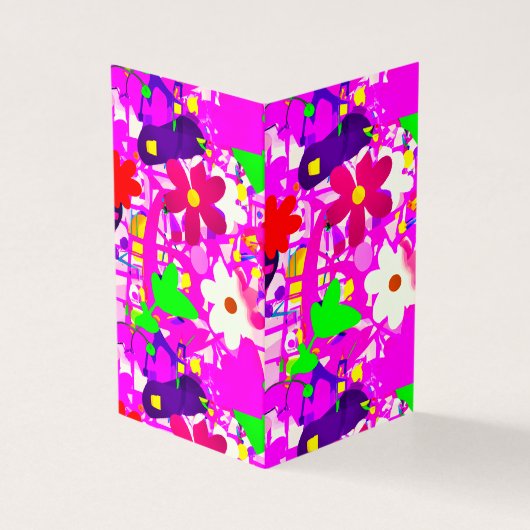 Pop art  bright flowers (外部)