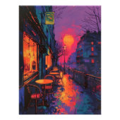 Pop Art: Café Nocturno en París フォトプリント (正面)
