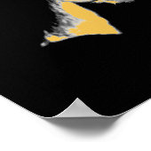 Pop Art Chimpanzee ポスター (角)