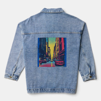Pop Art City Vibes Denim Jacket デニムジャケット
