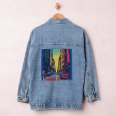 Pop Art City Vibes Denim Jacket デニムジャケット (ハンガー)
