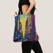 Pop Art City Vibes Tote トートバッグ (クローズアップ)