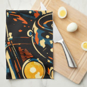 Pop Art Cockapoo gift home decor キッチンタオル (四つ折り)