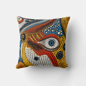 Pop Art Color Splash  クッション (裏面)