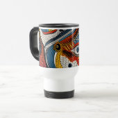 Pop Art Color Splash  トラベルマグ (正面左)