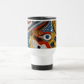 Pop Art Color Splash  トラベルマグ (中央)