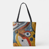 Pop Art Color Splash  トートバッグ (裏面)